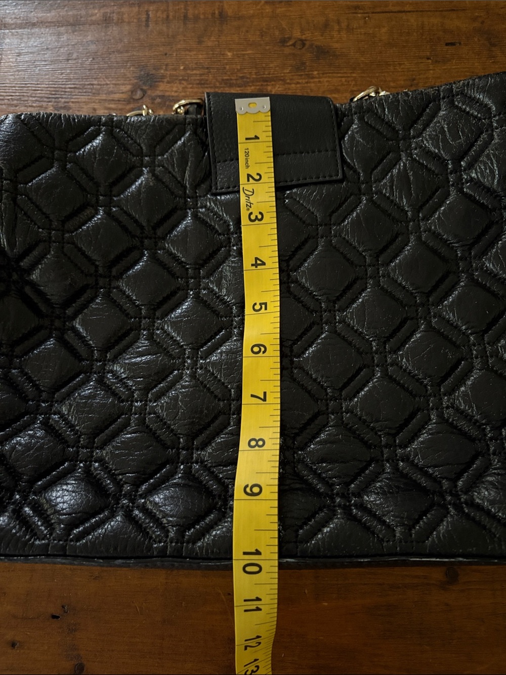 Kate Spade Astor Court Elena Quilted Twist Diamond Lock Shoulder Bag - Picture 12 of 14